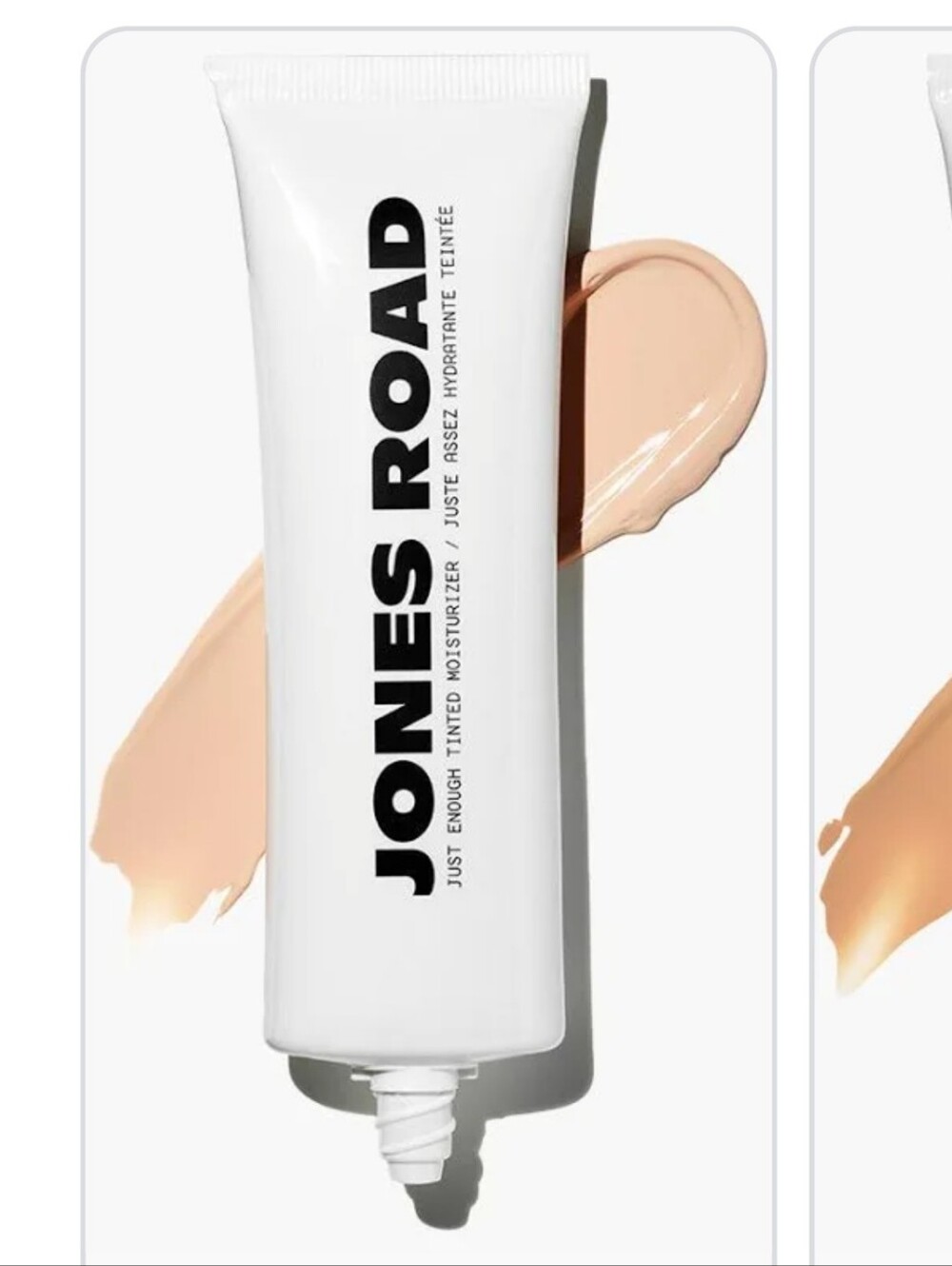 Jones Road Just Enough Tinted Mousturizer Light 1.69 Ounces